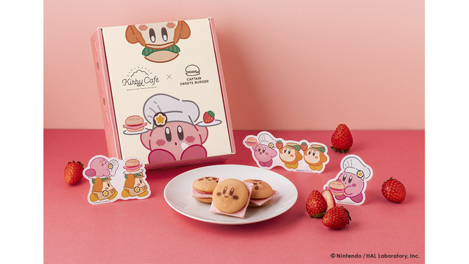 ふわふわ立体サガラ刺繡の「カービィ」が可愛い！キャプテンスイーツバーガーコラボトートバッグセットを期間限定販売