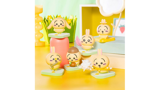 ちいかわより「うさぎだらけ」「モモンガだらけ」フィギュアが受注販売！「垂れ耳」「ぶりっこ」など各6種の印象的なシーンを再現