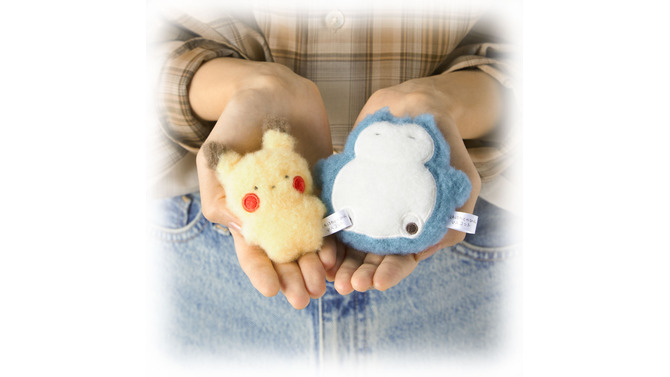 『ポケモン』てのひらにすっぽりおさまる「ほわほわてのひらマスコット」が可愛い！ピカチュウ、ヤドンなど全10種