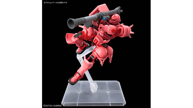新作ガンプラ「HG シャア専用ザク(GQ)」の新たな商品画像お披露目！白いガンダムに譲った「シャアキック」のポーズも決まる
