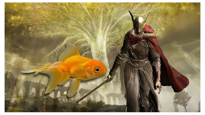 『エルデンリング』で強豪ボスを攻略した“金魚”が逝去―“マレニア”も下した英雄が細菌感染症でこの世を去る