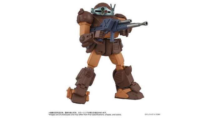 「装甲騎兵ボトムズ」より、トイライズ版「スコープドッグ」がブラウンカラーVer.に！魅力的なアーマードトルーパーの各ギミックを再現