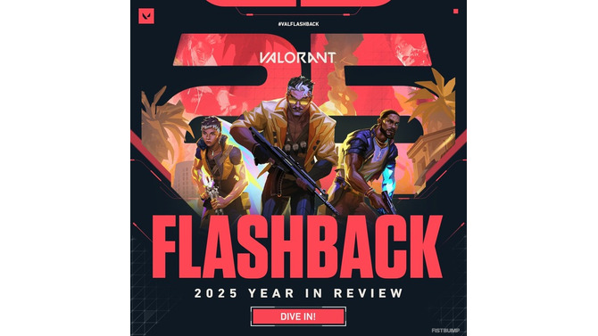 「最もエイムが悪いフレンド」が判明してしまう恐怖のデータも—『VALORANT』2025年の戦績を振り返る「VALFlashback」が公開