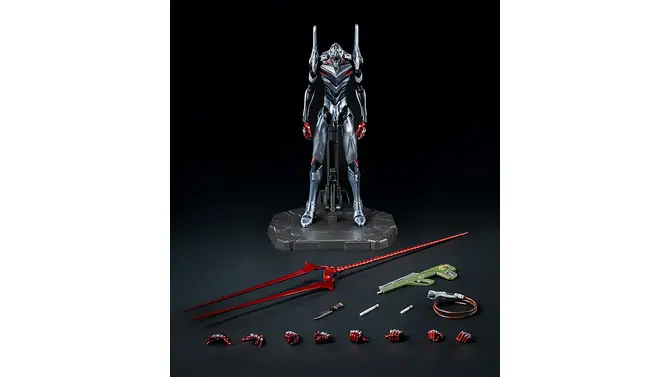 劇場版「ヱヴァ」より、謎の多い機体「エヴァンゲリオン4号機」が設定資料をもとに可動フィギュア化！ロンギヌスの槍ほか多数のオプションが付属
