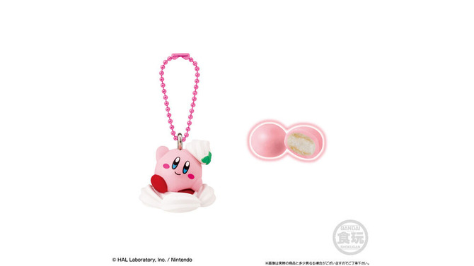 『カービィのグルメフェス』かわいい世界観を表現！ボールチェーン付きマスコット食玩に、ワドルディやメタナイトなど全8種