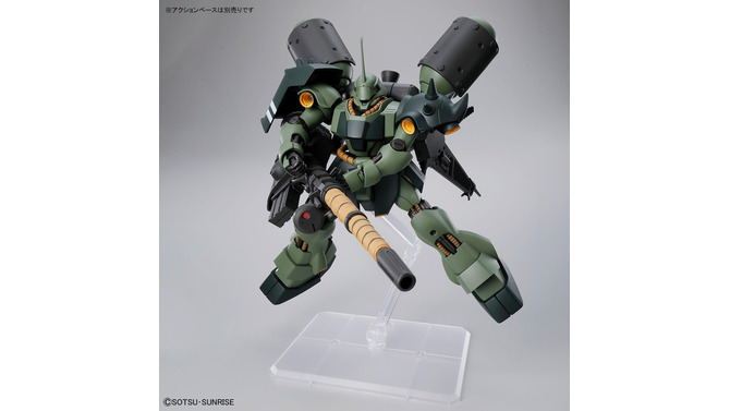 逆襲のシャアより「ギラ・ドーガ(重武装仕様)」がHGガンプラ化！ランゲ・ブルーノ砲は砲身の折りたたみや、背部へ装備可能