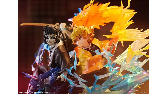 「鬼滅の刃」“雷鳴轟く死闘”を完全再現！「我妻善逸＆獪岳」ノンスケールフィギュアが予約受付中ー限定特典には思い出場面写アクスタも