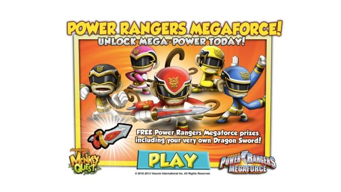 POWER RANGERS MEGAFORCE! UNLOCK MEGA-POWER TODAY!