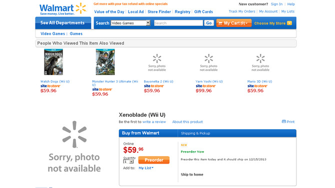 Walmart 商品ページ