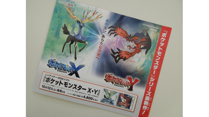 『ポケットモンスターX・Y』新ポケモンの詳細をチラシでチェック（訂正）