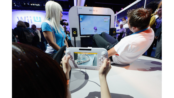 Wii U GamePadはタブレットに近いデバイス。写真提供: Getty Images