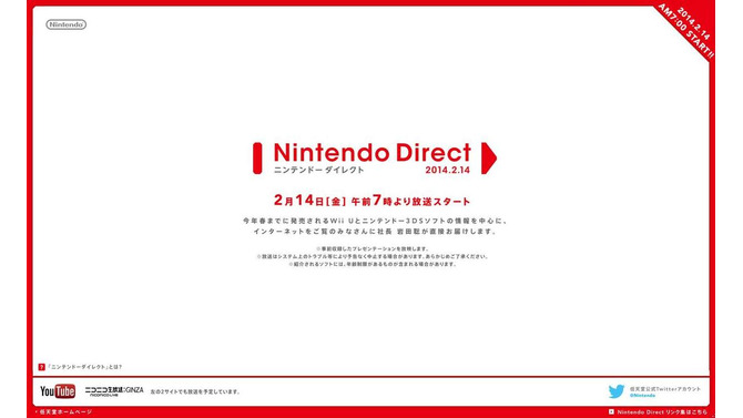 Nintendo Direct 2014.2.14