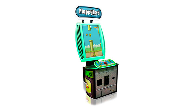 スコアアタックが熱い! 『Flappy Bird』アーケード筐体が海外にて9月より稼働開始