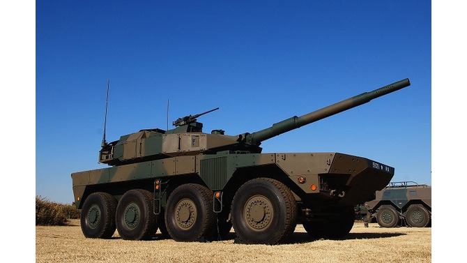 初めて一般に公開された「機動戦闘車」