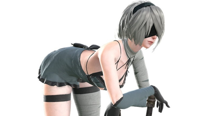 あまりにセクシーな2B…『ニーア オートマタ』過去作コスチューム/闘技場DLC発表！