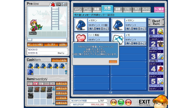 Copyright (c) NEXON Corporation and NEXON Japan Co.,Ltd.　All rights reserved. Copyright (c) Wizet Corporation. All rights reserved.