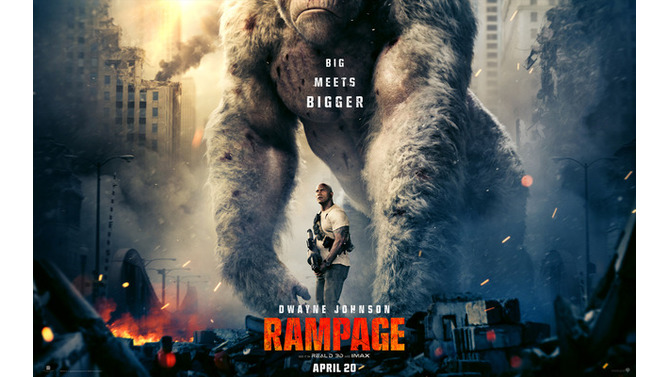 レトロゲーム実写映画化「RAMPAGE」海外予告編が公開！―ドウェイン・ジョンソン主演