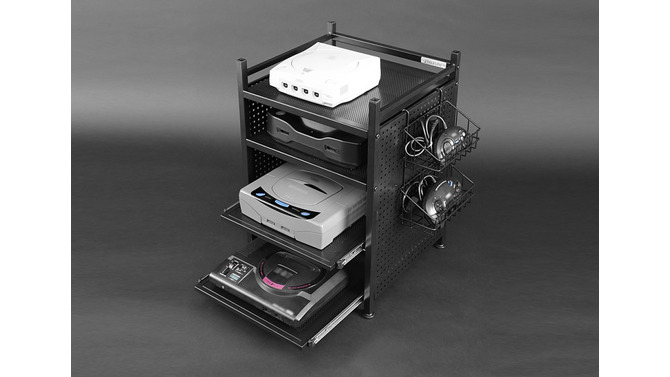 ゲーム機に特化した便利ラックが発売！収納、排熱、配線管理全てこれ1台で解決