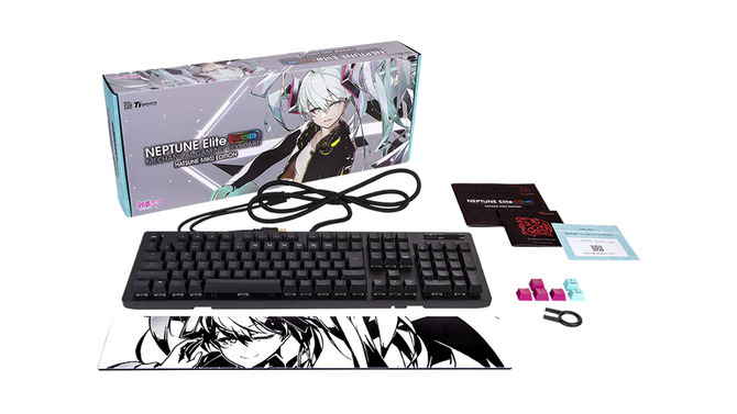 TSUKUMO、初音ミク仕様のゲーミングキーボードとマウスを9月10日発売、「マジカルミライ」で参考出展