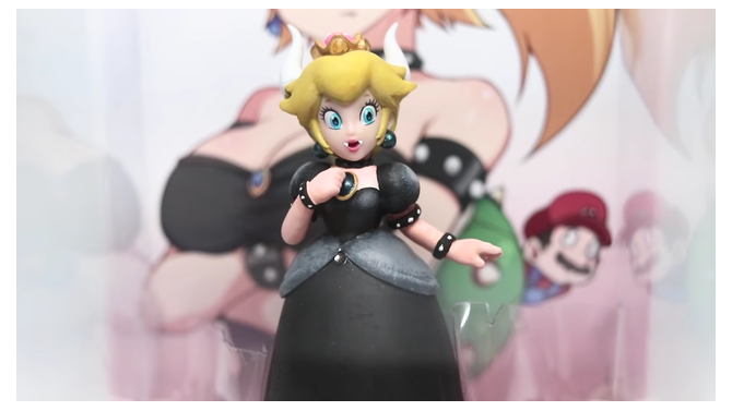 仕事が早い！海外DIY系YouTuberが「クッパ姫」改造Amiiboの制作ムービーを披露