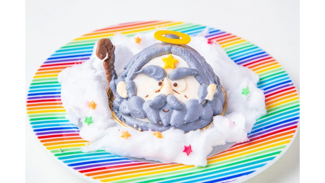 「スーパーゼウスケーキセット」（ドリンクつき）1,400円（税抜）（C）LOTTE/ビックリマンプロジェクト