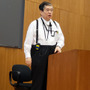 熱弁を振るう西和彦氏。話の面白さは相変わらず。