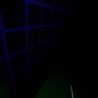 暗くて全然わかんないけど、本当はMRで現実の部屋の壁に沿って、CGの壁を設定しています。