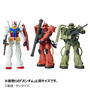 起動音が鳴る「ガンダム」「ザク」「シャア専用ザク」がサウンド戦士で立体化ーレトロな雰囲気を踏襲した“プチ可動”を楽しめる
