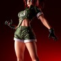 『KOF』より「覚醒レオナ」が山下しゅんや氏の描きおろしで立体化！狂気の表情や深紅の髪、全体の影塗装でただならぬ雰囲気に