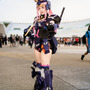 ユニコーンガンダム2号機　バンシィ（擬人化）／喬米 Qiaomiplaying（ Instagram：qiaomi0831）