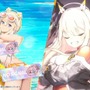 『勝利の女神：NIKKE』「ラピ：レッドフード」が“透けシャツ”な“水着ポニテ”に!?「トーブ」に「ジュリア」も水着にお着換え─夏を彩る新コス3種を発表