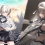 『勝利の女神：NIKKE』「ラピ：レッドフード」が“透けシャツ”な“水着ポニテ”に!?「トーブ」に「ジュリア」も水着にお着換え─夏を彩る新コス3種を発表