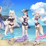 ホロライブ3期生たちが「ホロナツ衣装」の三面図をお披露目！マリン船長「けっこう際どいんですケド キービジュだと隠されちゃった」