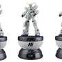 ガンダムベース限定「実物大ユニコーンガンダム立像」フィギュアが、ガシャポンに登場！カプセルを組み替えることで台座に変形し、全高約17cmの大迫力に
