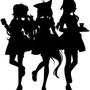 このシルエットは…ホロライブが「ウェンディーズ・ファーストキッチン」とコラボ？ 白上フブキ、不知火フレア、角巻わためらしき画像がお披露目