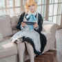 才羽ミドリ（メイドver.）『ブルーアーカイブ』／lunana（X：@lunananya）