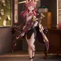 スカートからのぞく太もも！『ブルアカ』アルがフィギュア化ーニコッと笑った差し替え表情パーツなど、クールな「アウトロー」の魅力を表現