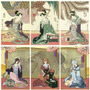 綾波レイ、アスカが“美人画”に！「エヴァ浮世絵 箱根八里美人三画揃」が登場―喜多川歌麿による連作がモチーフ