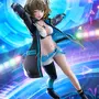 ジャケットの下には大胆なダンス衣装！『デレマス』より「高垣楓」1/7スケールフィギュアが予約受付開始ーブラックライトを当てることで青く発光