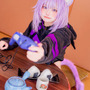 猫又おかゆ／ちろ（X：@suyamaaaaaa）、撮影：月原（X：@tukihara_lgk）