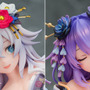 妖艶でセクシーな着物姿…！『ネプテューヌ』シリーズ15周年記念として「パープルハート」「ブラックハート」が1/7スケールフィギュア化