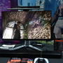 東京ゲームショウ 2025のBenQブースはゲームアートスタイルを鮮明に映し出す最新ゲーミングモニターが主役！猫麦とろろさんのスタイリッシュなパネルもお出迎え【TGS2025】