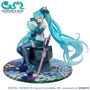 ガンダム45周年「初音ミク」×「ダブルオーガンダム」が1/7スケールフィギュア化！イラストレーター・Ixy氏によるイラストを繊細に表現