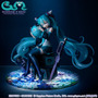 ガンダム45周年「初音ミク」×「ダブルオーガンダム」が1/7スケールフィギュア化！イラストレーター・Ixy氏によるイラストを繊細に表現