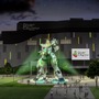 お台場・実物大ユニコーンガンダム立像が映画「機動戦士ガンダム 閃光のハサウェイ キルケーの魔女」テーマで、冬季限定ライトアップを実施