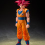 「ドラゴンボール超」より「超サイヤ人ゴッド孫悟空」アクションフィギュアが2バージョンで展開！3種の交換用表情パーツで様々なシーンを演出