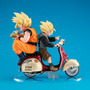 「ドラゴンボールZ」バイクに乗ったスーパーサイヤ人「孫悟空＆孫悟飯」フィギュアが抽選販売！ディテールにこだわり360度楽しめる