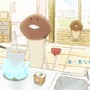 味噌汁を作る母さん