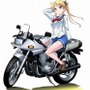 鈴乃木凜（c）おりもとみまな（ヤングチャンピオン烈）/ばくおん!!製作委員会