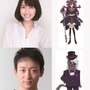 上がソルシエール役の新妻聖子、下がトラウーマ役の山本耕史
